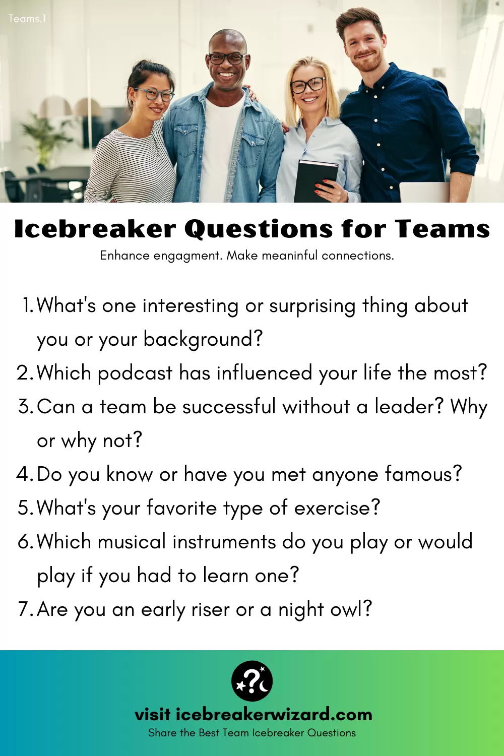 Icebreaker Questions for Teams