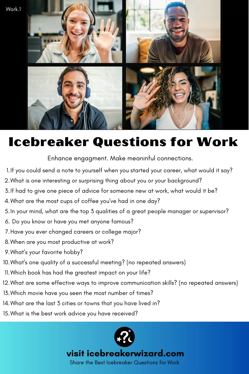 Icebreaker Questions for Work
